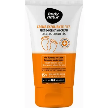 Péče o nohy Body Natur - Peeling - na nohy - s ureou a pemzou - 100ml
