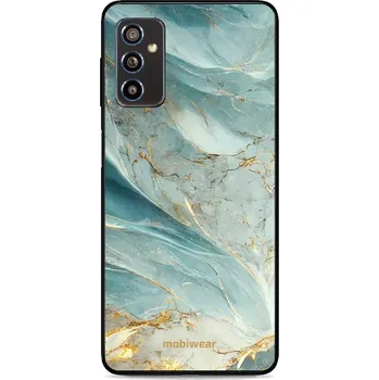 Pouzdro na mobilní telefon Lesklý kryt Mobiwear Glossy - Samsung Galaxy M52 5G - G022G Zelenkavý a zlatavý mramor (Prémiové lesklé pouzdro, obal, kryt Mobiwear Glossy na mobil Samsung Galaxy M52 5G - G022G Zelenkavý a zlatavý mramor, materiál Plast + TPU silikon - krytí po všech)