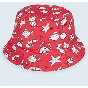 Čepice letní dětský klobouk s UV filtrem červený Mayoral 10406-65 velikost 50