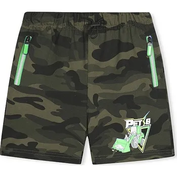 CHLAPECKÉ MASKÁČOVÉ KRAŤASY tm8249 Velikost: 98, Barva: Maskáč/ zelinkavý zip