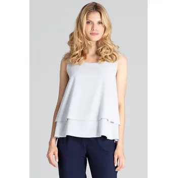 Dámská halenka Letní halenka různé barvy a vzory M679 FIGL Velikost: XL, Barva (Varianta): Šedá