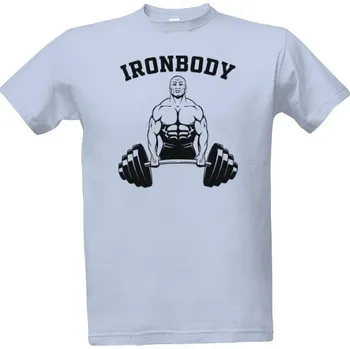 Tričko s potiskem Ironbody - Kulturistika pánské