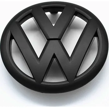 Znak automobilu VW znak 135mm - černý matný MK6