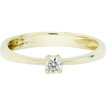 Prsten Zásnubní prsten ze zlata s diamantem LID1928D12O