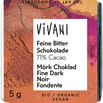 Čokoláda Bio hořké miničokoládky VIVANI 200 x 5&nbsp;g