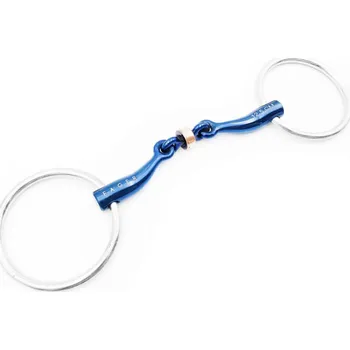 Udidlo pro koně Udidlo stihlové dvakrát lomené Titanium Sally Fager 11,5 cm, Tloušťka: 12/14 mm