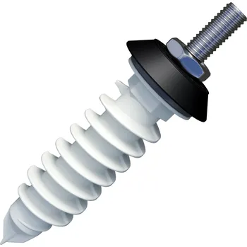 Hmoždinka ZOFITHERM solution s.r.o. ZOFITHERM HS hmoždinka do izolace s krytkou pro šroubovací objímky svodu - ČERNÁ 9005