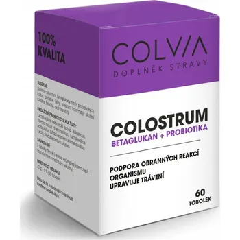 COLVIA Colostrum + Betaglukany + Probiotika , 60 ks