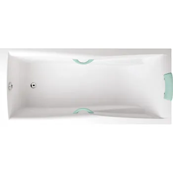 Vana TEIKO Columba 160x75 - Obdélníková akrylátová vana 160 x 75 cm - V112160N04T04001 Nohy zdarma
