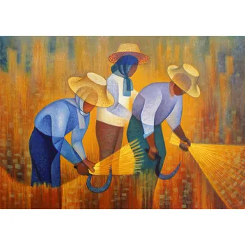 Puzzle Bluebird Puzzle Sklizeň, 1977, 1000 dílků + k objednávce puzzle zdarma