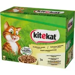 Kitekat Adult drůbeží želé 12x 100 g 