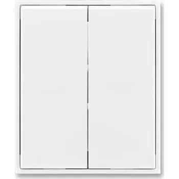 vypínač Kryt vypínače dělený 3558E-A00652 03 bílá/bílá Element Time ABB
