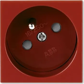 Stavebniny ABB Profil 45 5525N-C02357 R1 Zásuvka 45x45 s ochranným kolíkem,s clonkami