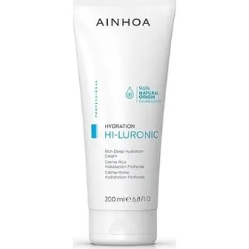 Pleťový krém Ainhoa Hi-luronic Rich Deep Hydration Cream - Výživný hloubkově hydratační krém pro suchou pleť 200 ml