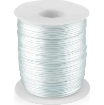 Příze Saténová šňůra Ø1 mm, barva 139 modrá ledová