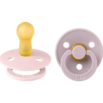 dudlíky Bibs dudlíky kaučuk 2 ks 6-18 měsíců Colour Blossom-dusky-lilac