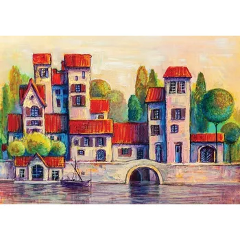 Puzzle Puzzle Art Puzzle Zelené město, 1000 dílků + k objednávce puzzle zdarma