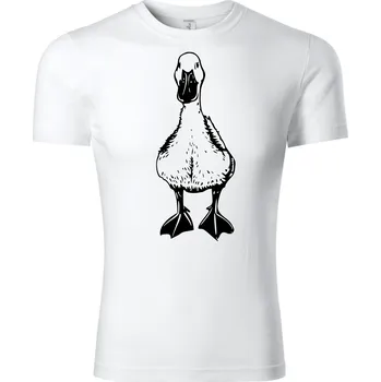 Chlapecké tričko Fenomeno Dětské tričko Kachna - bílé Velikost: 158cm/12 let