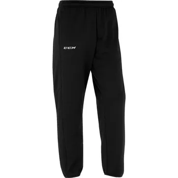 Tepláky CCM Locker Room Pant černé Barva: Černá, Velikost: 130 cm