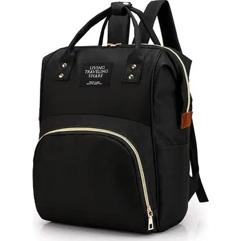 Přebalovací taška Batoh na kočárek pro maminky organizér 3v1 černý