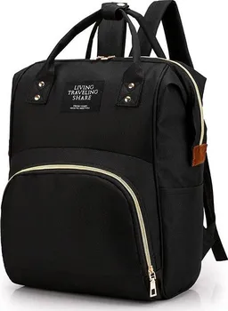 Přebalovací taška Batoh na kočárek pro maminky organizér 3v1 černý