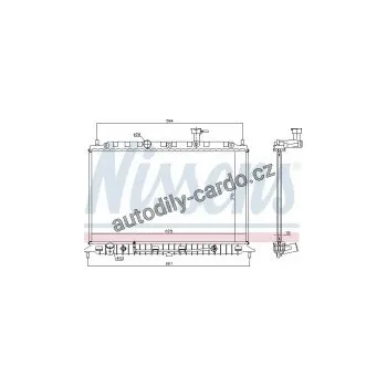 Chladič motoru Chladič motoru NISSENS 66770