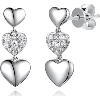 Náušnice Náušnice SILVERINO se zirkony SE8304-1