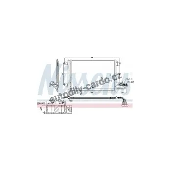 Chladič motoru Chladič klimatizace NISSENS 940674