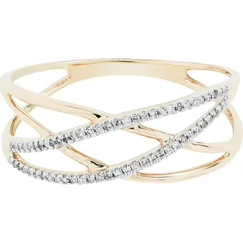 Prsten Diamantový prsten ze zlata FR4168