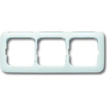 vypínač ABB REFLEX Trojrámeček s popisovým polem vodorovný alpská bílá 1733 NS-214