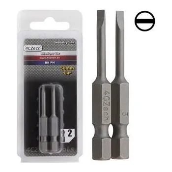 Bit 4CZech Bit 1/4" PL 0,4x2,5mm délka 50mm balení 2ks - 4CZ-8081-21