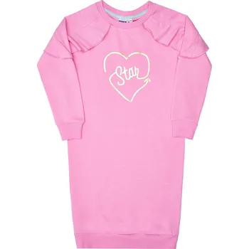 Dívčí šaty Dívčí šaty - WINKIKI WJG 92590, světle růžová Barva: Růžová, Velikost: 140