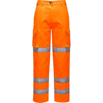 PORTWEST HI-VIS LW71 / Dámské reflexní kalhoty do pasu - HV oranžová XXL