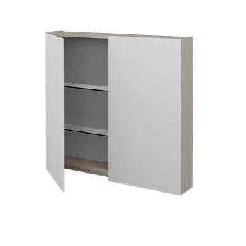 Koupelnový nábytek Dřevojas Dvoudveřová galerka PREMIUM GA2E 80 - N07 Stone