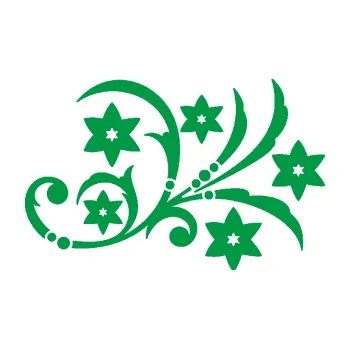 Samolepící dekorace Květina dekor 041 pravá (12 - zelená) SAMOLEPKA NA AUTO, NÁLEPKA, FÓLIE, POLEP, TUNING, VLASTNÍ TEXT, TISK, AUTOSAMOLEPKY.cz, POLEPY, OBRÁZEK, LOGO, 3D STICKERS