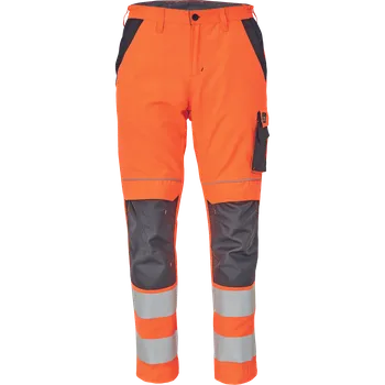 Montérky reflexní pracovní do pasu MAX VIVO HV oranžovo-černé, vel. 66
