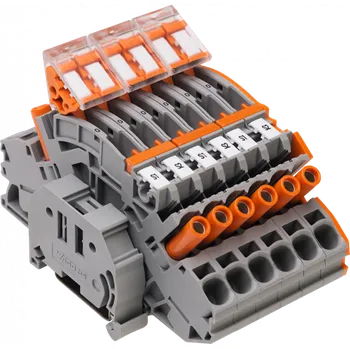 Blok zkratovacích svorek pro 3 měřicí transformátory - Zkratovací svorky