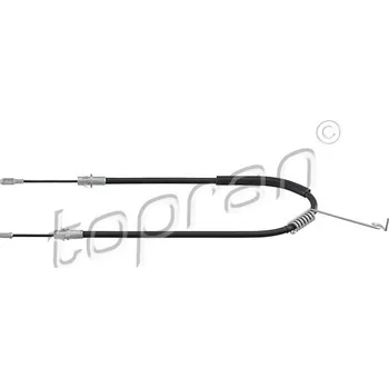 Lanko parkovací brzdy TOPRAN Tažné lanko, parkovací brzda 304 671