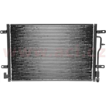 Sušič klimatizace chladič klimatizace bez sušičky (A4 všechny do F 8E-3-285 000) vstup 16,7 mm, výstup 13,2 mm [567*402*16]