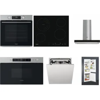 Set domácích spotřebičů WHIRLPOOL OMK58CU1SX + WHIRLPOOL AKT 8900 BA + WHIRLPOOL WHBS 62F LT K + WHIRLPOOL MBNA910X + WHIRLPOOL WIC 3C33 PFE + WHIRLPOOL ART 65031