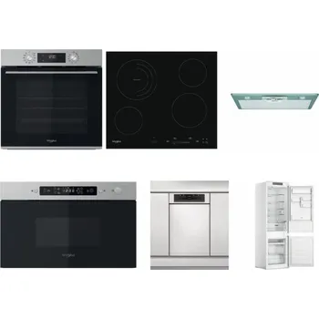 Set domácích spotřebičů WHIRLPOOL OMK58CU1SX + WHIRLPOOL AKT 8900 BA + WHIRLPOOL AKR 650/1 IX + WHIRLPOOL MBNA910X + WHIRLPOOL WSBO 3O34 PF X + WHIRLPOOL WHC18 T311