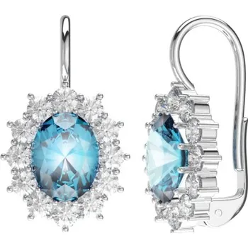 Náušnice Couple Velkolepé náušnice Diana se světle modrými zirkony, bílé zlato, 585-52-3-0502.1B00.0.00.103