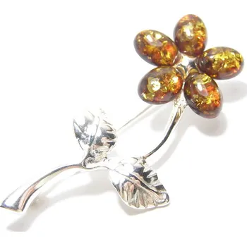 Brož Stříbrná brož ZK00514