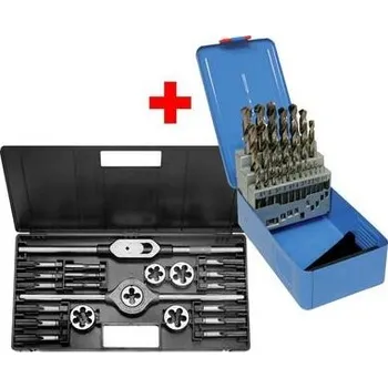 Závitořezný nástroj Bučovice Tools Sada závitníků M2-II HSS + sada vrtáků 338RN 25K - SVSZ004