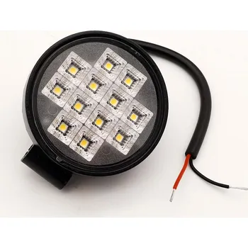 Přídavný světlomet LED pracovní světlomet 12LED 12W kulatý 12/24V s vypínačem