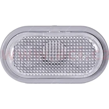 Směrový světlomet boční blikač bílý (není součástí dodávky) s šedým rámečkem L=P