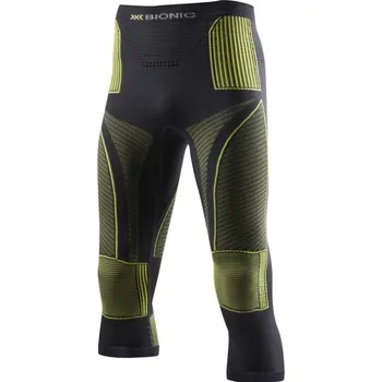 Pánské termo spodky Pánské funkční kalhoty X-Bionic Energy Accumulator® EVO Pants Medium Charcoal/Yellow vel. S/M