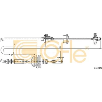 Spojkové lanko COFLE Tažné lanko, ovládání spojky 113041