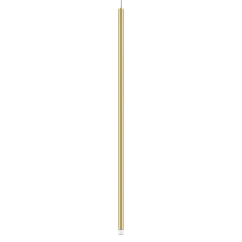 Lodes A-tube Nano Large cluster, zlaté závěsné svítidlo s čirým kabelem, 3W LED 2700K, 90cm