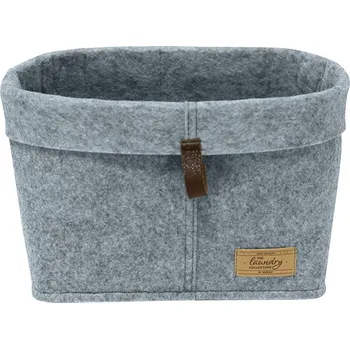 Úložný box Šedý textilní organizér Wenko Felt, 30 x 18 cm ID_1416447